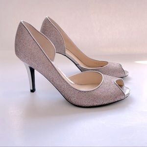 Marc fisher glitter heels.